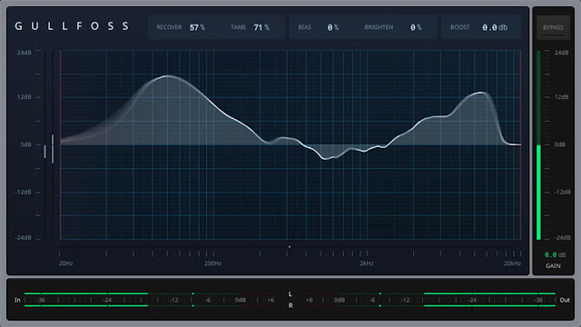 Interface do plugin Gullfoss 1.4.1 -  Soundtheory