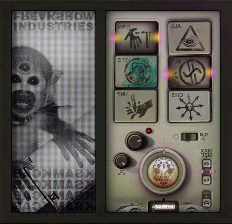 Interface do plugin Freakshow Industries - Backmask