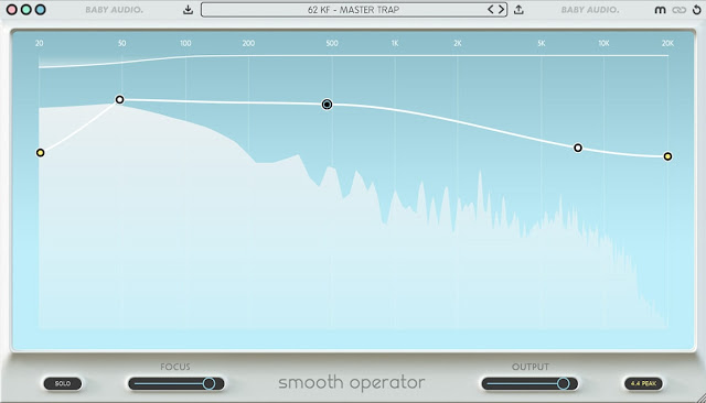Interface do Plugin Baby Audio - Smooth Operator 1.0.1