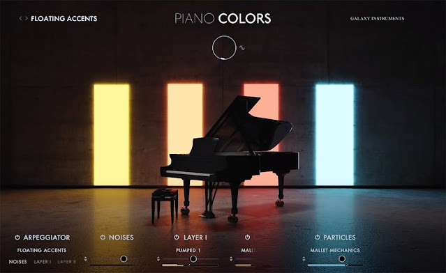 Interface da Library Native Instruments - Piano Colors v1.0 (KONTAKT)