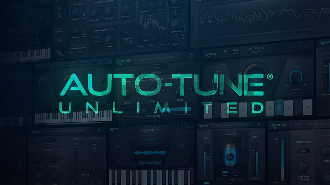 Interface do Plugin Auto-Tune Unlimited Torrent 2021.12 Antares