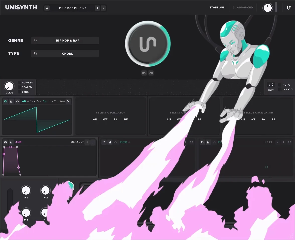 Interface do Unison - Unisynth Interface do Unison - Unisynth