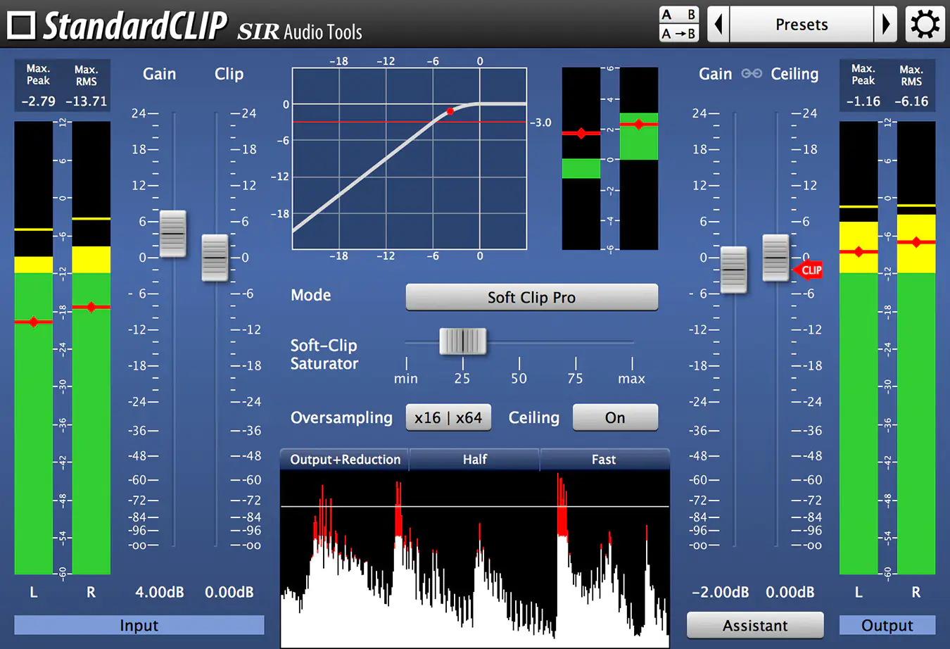 Interface do SIR Audio Tools - StandardCLIP Interface do SIR Audio Tools - StandardCLIP